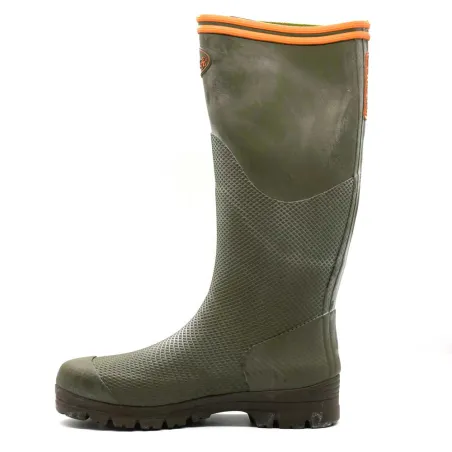 Bottes Percussion Stronger antidérapantes caoutchouc jersey Kaki