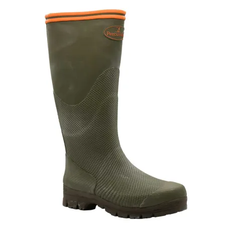 Bottes Percussion Stronger antidérapantes caoutchouc jersey Kaki