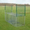Cage spéciale renard grillage mailles carrées 5cm 200x75x75cm