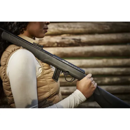 Carabine à verrou 22LR + fourreau + silencieux + lunette 3-9 x 40