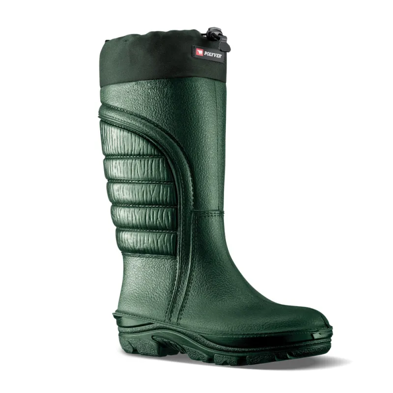 Bottes Premium Polyver légères anti froid vertes + sac