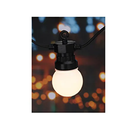 Guirlande lumineuse 20 boules blanche - 14,5 m