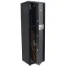 Armoire forte 5 verrous 12 armes 64kg 140x45x40cm + coffre
