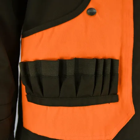 Veste Treeland Ouverture déperlante orange marron S à 3XL