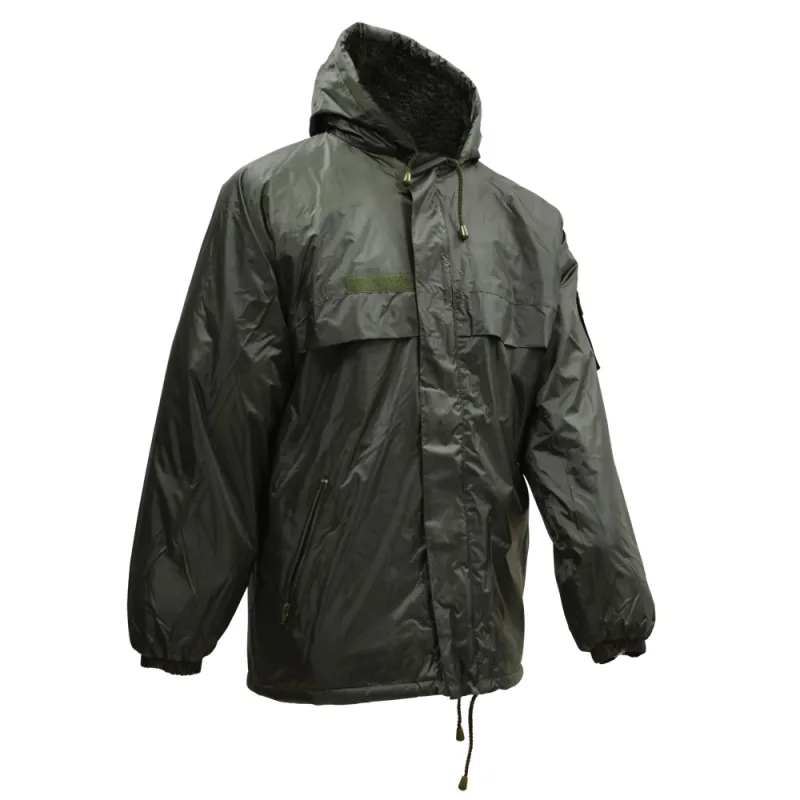 Coupe-vent fourré imperméable kaki taille S à 3XL