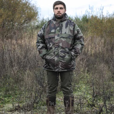 Coupe-vent fourré camouflage CE S à 3XL