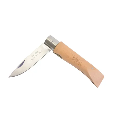 Couteau Pliant Montagnard lame 9cm manche bois vernis