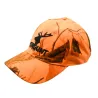 Casquette brodée polyester camo orange blaze taille unique
