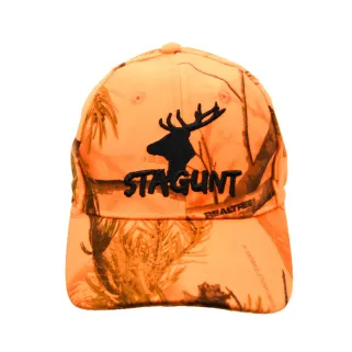Casquette brodée polyester camo orange blaze taille unique