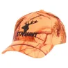 Casquette brodée polyester camo orange blaze taille unique