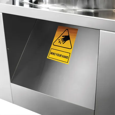 Plumeuse humide inox 154 doigts – Tambour 60 cm