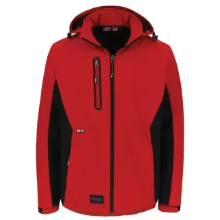 Veste Softshell Trystan Rouge/Noir Herock M à 3XL – Chaude & résistante