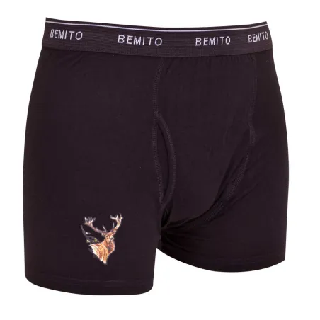 Lot 3 Boxers canard cerf sanglier élastique coton doublé M à 3XL