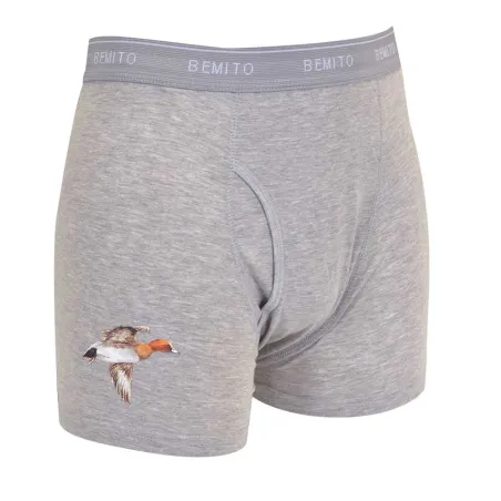 Lot 3 Boxers canard cerf sanglier élastique coton doublé M à 3XL