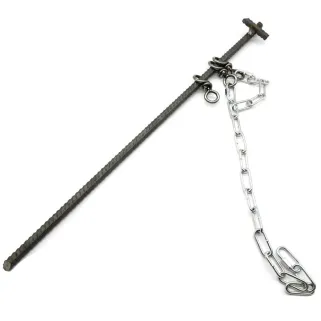 Kit fixation piège lacet – piquet, chaîne et attaches