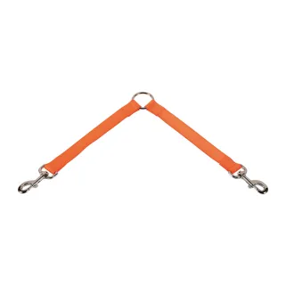 Doubleur laisse 25 cm orange réglable – Stepland
