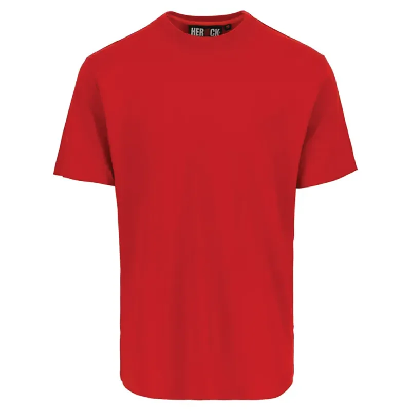 Tee-shirt rouge Herock – coton 190 g/m² robuste
