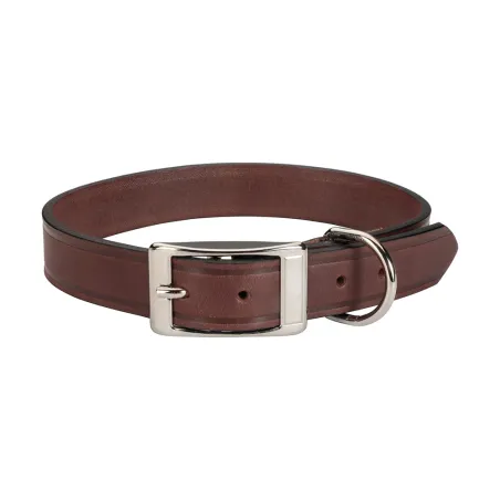 Collier cuir marron Stepland® – 45 cm S/M, 60 cm L/XL