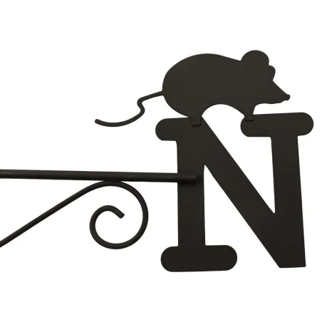 Girouette chat météo métal pour jardin, toit d'extérieur, direction du vent