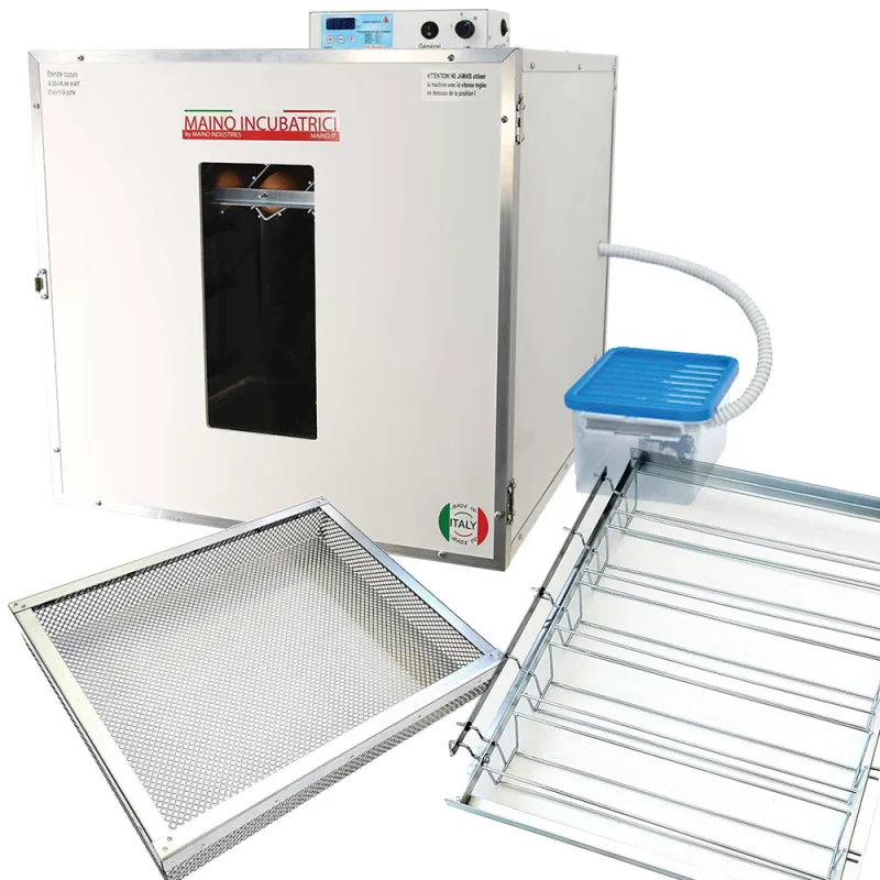 Kit couveuse évo 2 tiroirs poule oie 1 panier + humidificateur