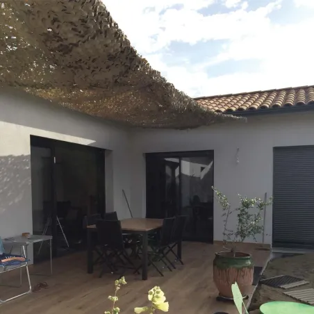 Filet de camouflage et d'ombrage renforcé Bartavel camouflage CE