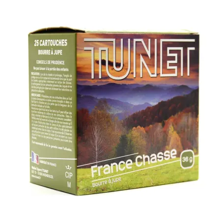 25 cartouches France Chasse 12/70 36g plomb 6