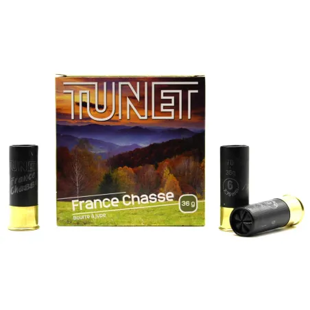 25 cartouches France Chasse 12/70 36g plomb 6