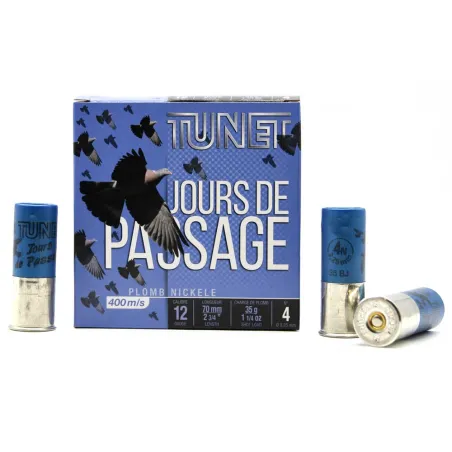 Cartouches Jours de Passage 12/70 35g culot 25 pb4