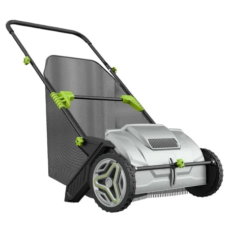 Ramasse-feuilles 3 brosses 53cm bac 100L réglage 0-40mm 112x66cm