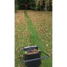 Ramasse-feuilles 3 brosses 53cm bac 100L réglage 0-40mm 112x66cm