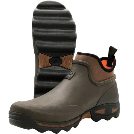 Bottillons Clean Land caoutchouc et néoprène Marron 40 à 47