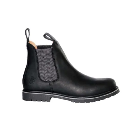 Bottines Chelsea Heritage Farmer Brighton cuir noir 40 à 47
