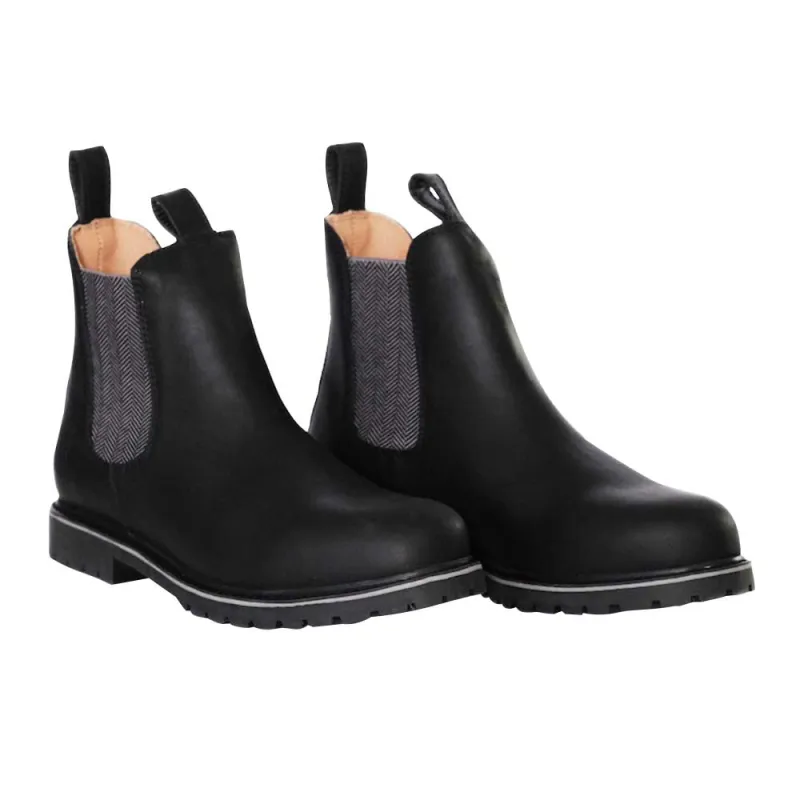 Bottines Chelsea Heritage Farmer Brighton cuir noir 40 à 47