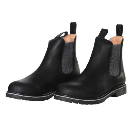 Bottines Chelsea Heritage Farmer Brighton cuir noir 40 à 47