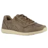 Baskets beige à lacets et zip latéral du 37 au 41