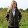 Blouson Scotland femme 4 poches zip polaire polyester kaki S à XL