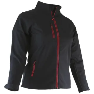 Veste softshell femme Alba 4 poches polyester noir XXS à 2XL