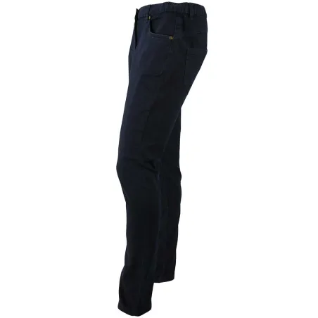 Jeans femme coupe confort coton polyester bleu foncé 38 à 54