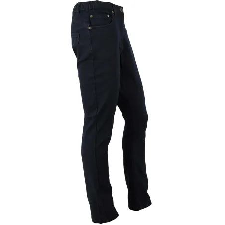 Jeans femme coupe confort coton polyester bleu foncé 38 à 54