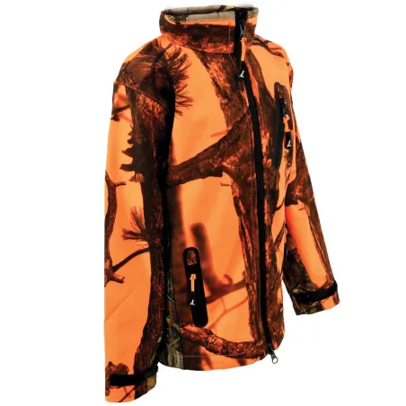 Blouson enfant Softshell Ghostcamo 3 poches polyester 6 à 16 ans