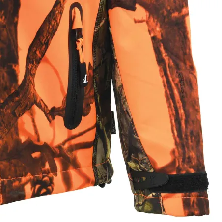 Blouson enfant Softshell Ghostcamo 3 poches polyester 6 à 16 ans