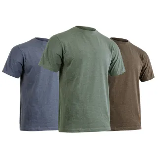 Pack de 3 T-shirts Lincoln Vert Bleu Marron de S à 3XL