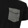 T-Shirt de travail Brooklyn coton bicolore noir / gris M à 4XL