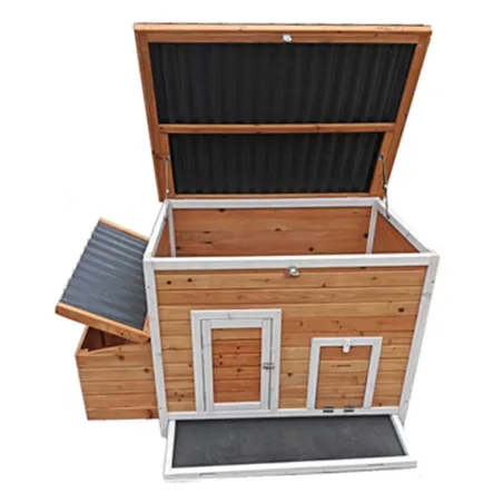 Poulailler 6 poules Hefa toit plastique + Enclos