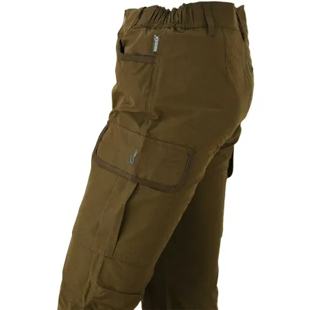 Pantalon de chasse Hyperstretch Savane 7 poches kaki T38 à 60