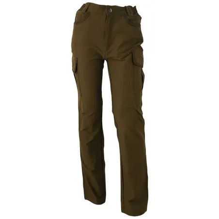 Pantalon de chasse Hyperstretch Savane 7 poches kaki T38 à 60