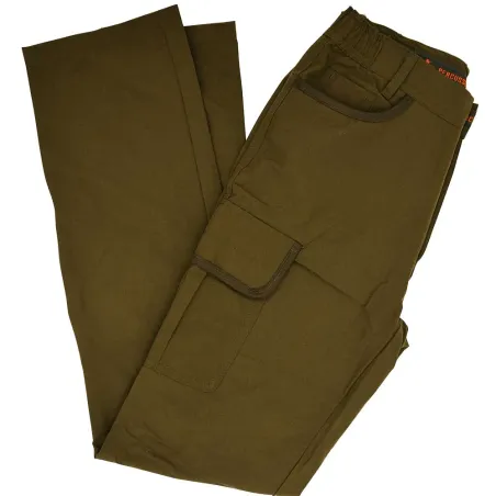 Pantalon de chasse Hyperstretch Savane 7 poches kaki T38 à 60