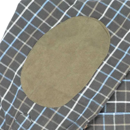 Chemise Percussion Sologne 100% coton marron taille S à 3XL