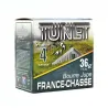 25 cartouches France Chasse 12/70 36g plomb de 4