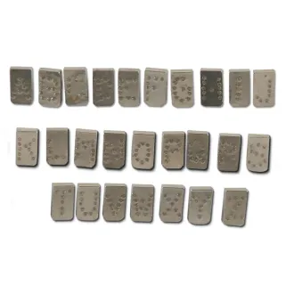 Alphabet complet pour pince à tatouer 7mm